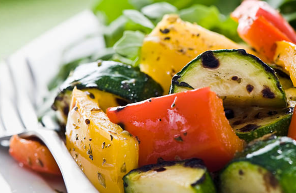 Ensalada tibia de vegetales